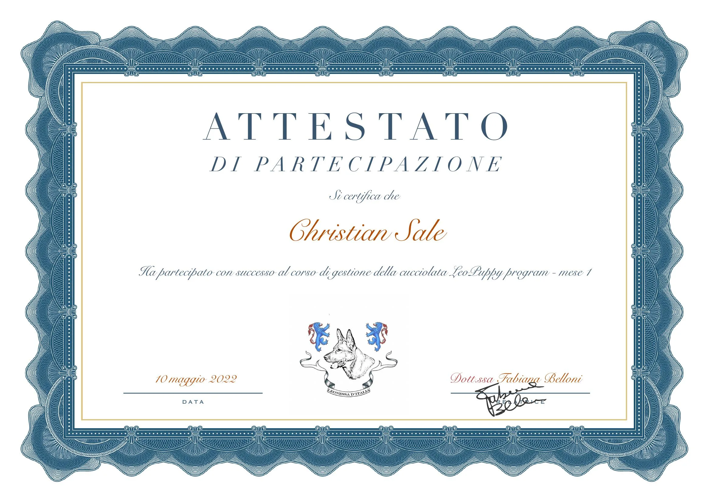 LeoPuppy Program — Gestione della cucciolata (mese 1)